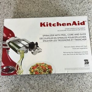 KitchenAid Spiralizer Attachment with Peel, Core, and Slice